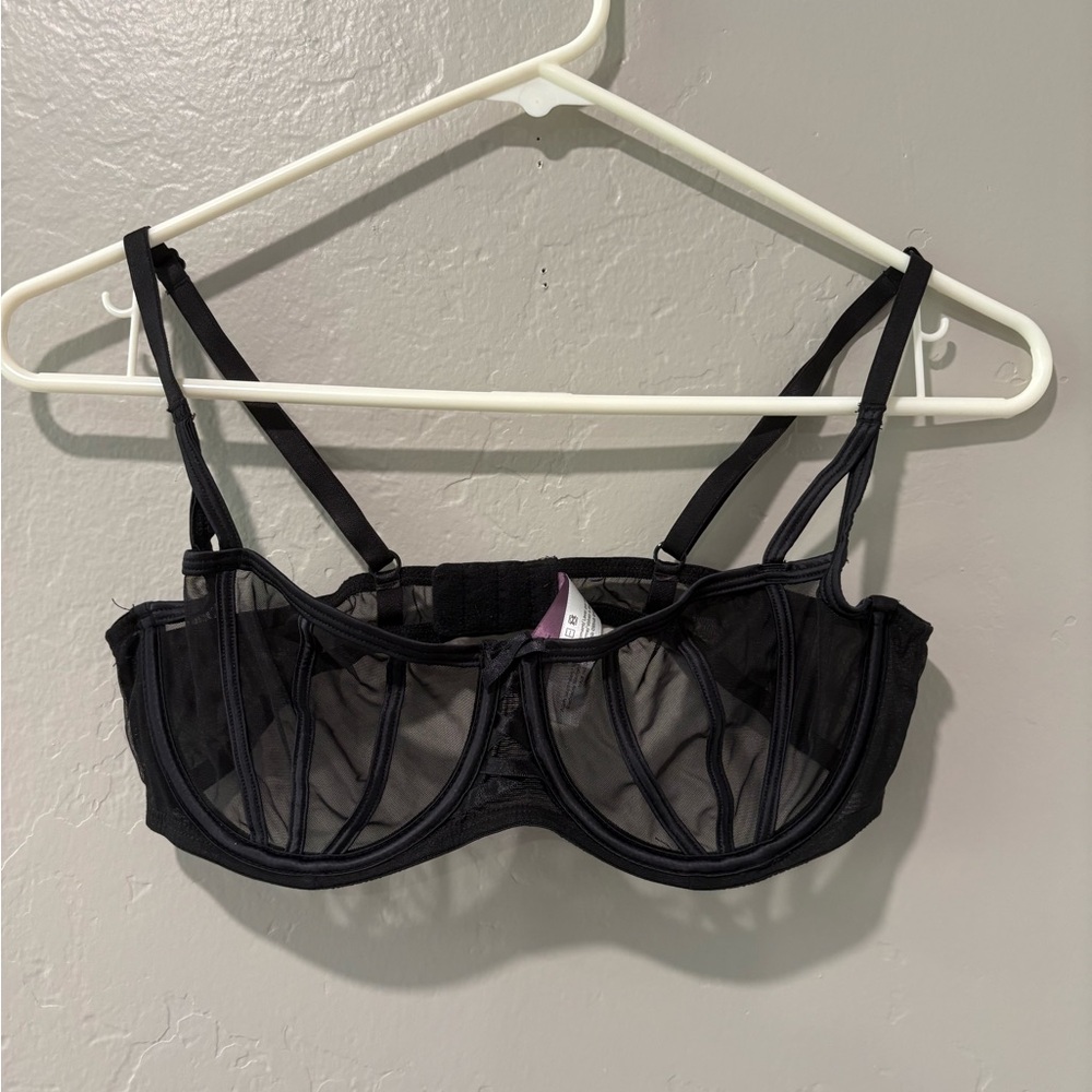 Adore Me Black Corset Bra - Picture 2 of 6
